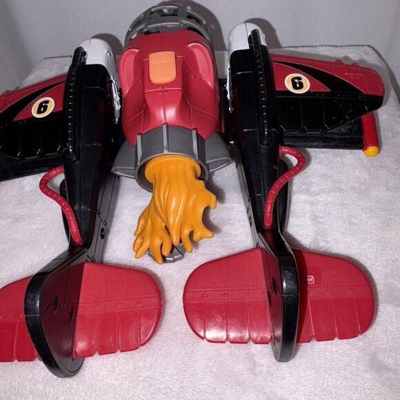 Imaginext Sky Racers Twin Eagle Airplane Plane 6 Fisher Price EUC - Picture 6 of 16